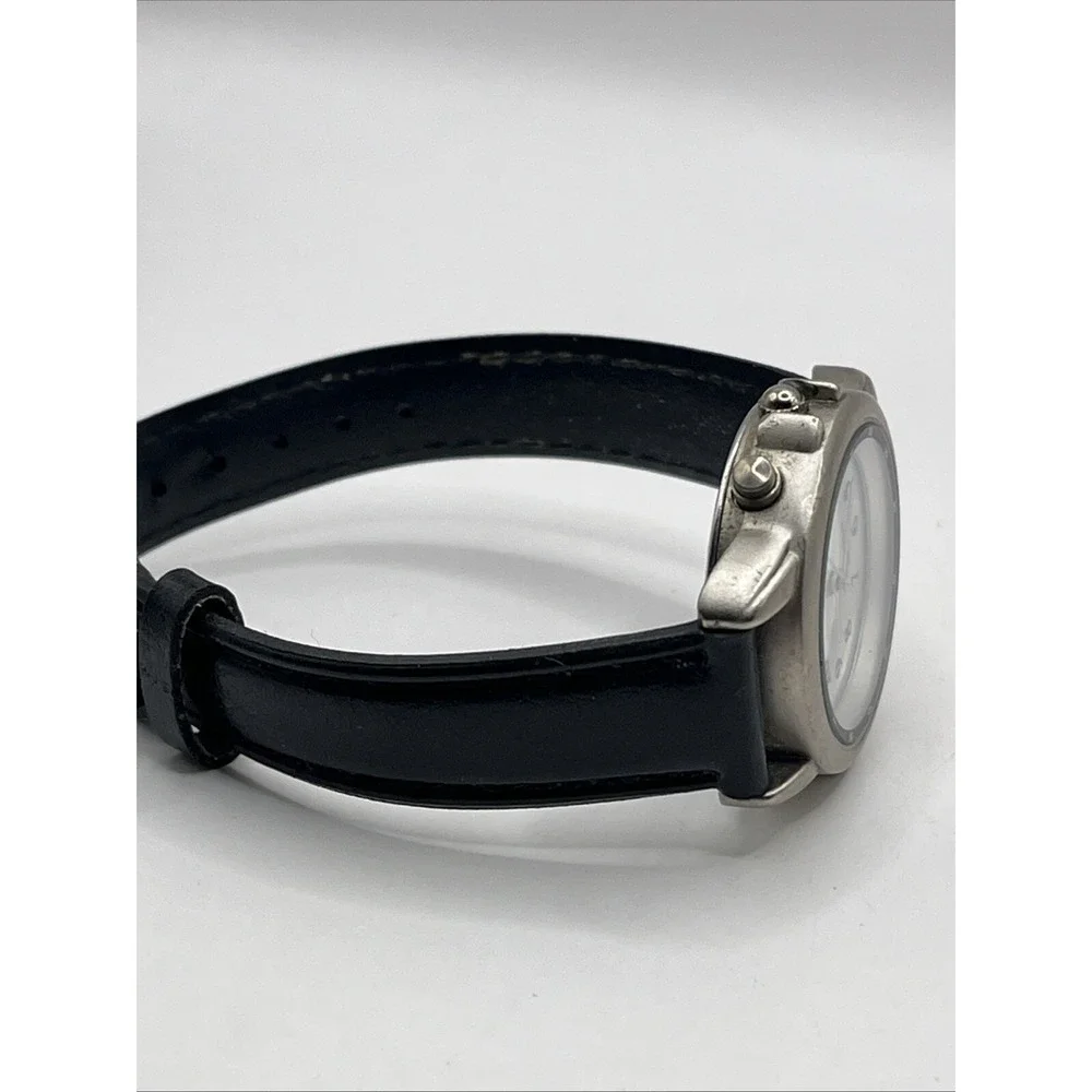 Advance Night Light Women's‎ Quartz Watch Black Leather Band- New Battery